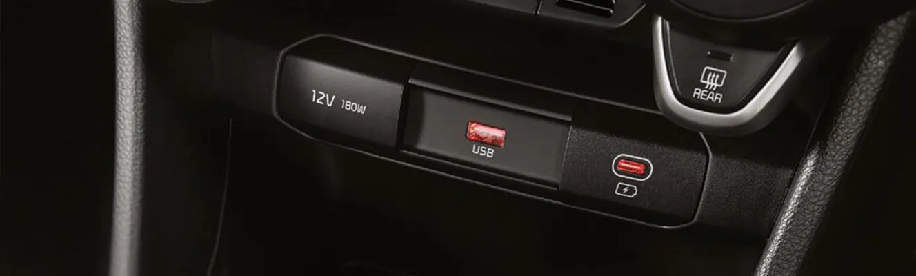 Rear-seat USB charger